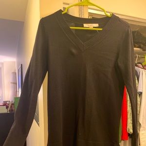 Loft long black sweater